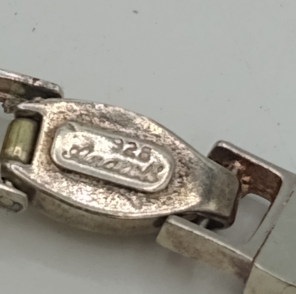 ANATOLI 925 Silver Braided Woven Bracelet Signed Vintage - Picture 12 of 15